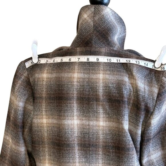 Laura Petite Skirt and Jacket - Brown and black plaid pencil skirt - Picture 7 of 14